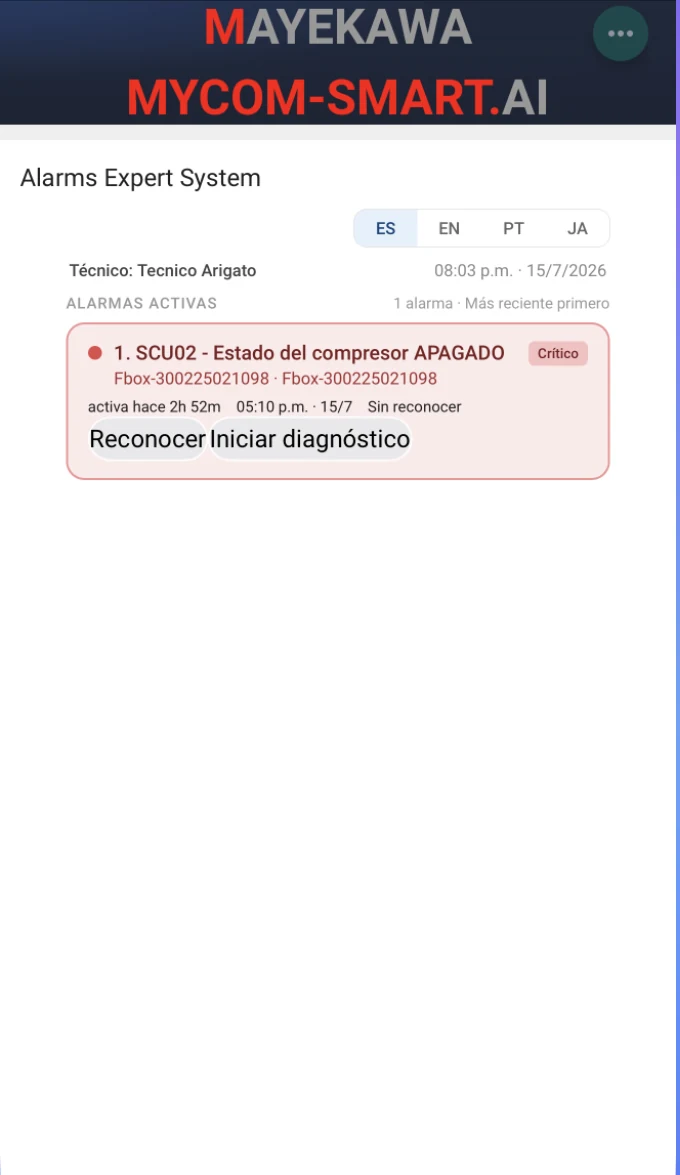 Módulo móvil MycomSmart AI